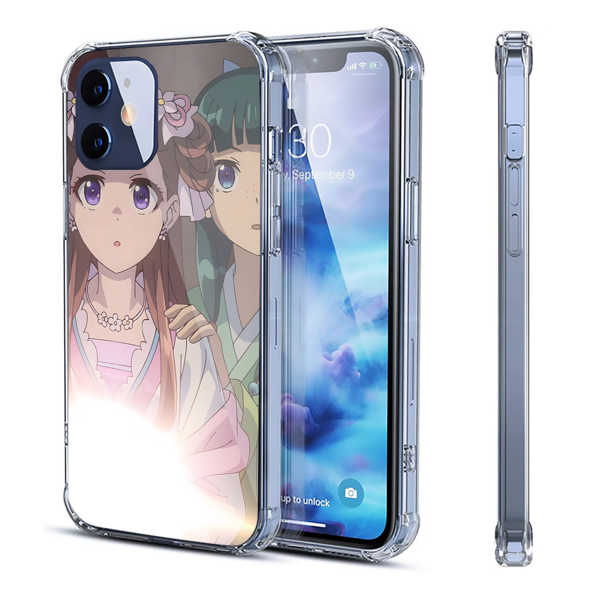 （画像用） 薬屋のひとりごと The Apothecary Diaries 【iPhone 12シリーズ対応】透明スマホケース（クリアソフトケース）